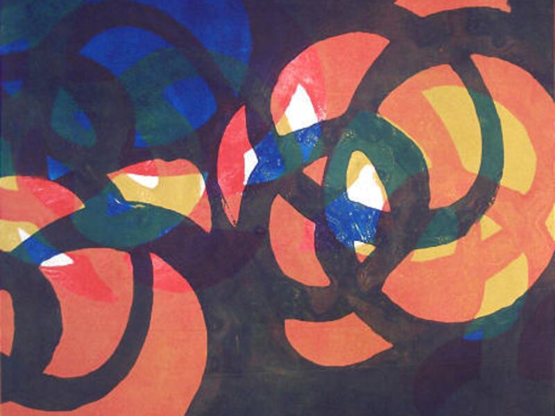 "Spun Up," by Amber George, at the Julie Nester Gallery in Park City.