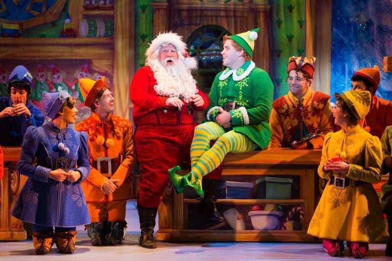 Mark Fishback and Sam Hartley and the "Elf the Musical" touring company will be at the Eccles Theater.