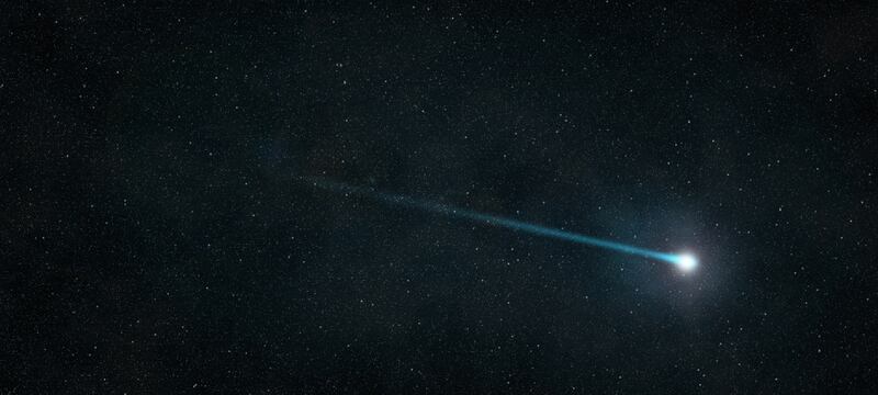A green comet, not pictured, will be visible over the next couple of months, coming closest to Earth on Feb. 2, 2023.