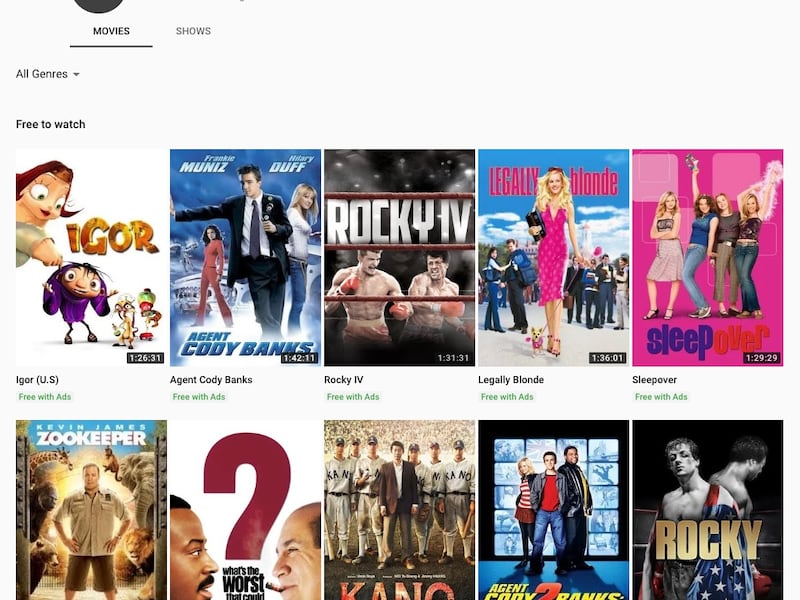 YouTube just quietly added 100 new free movies to its platform, but it comes with a catch.