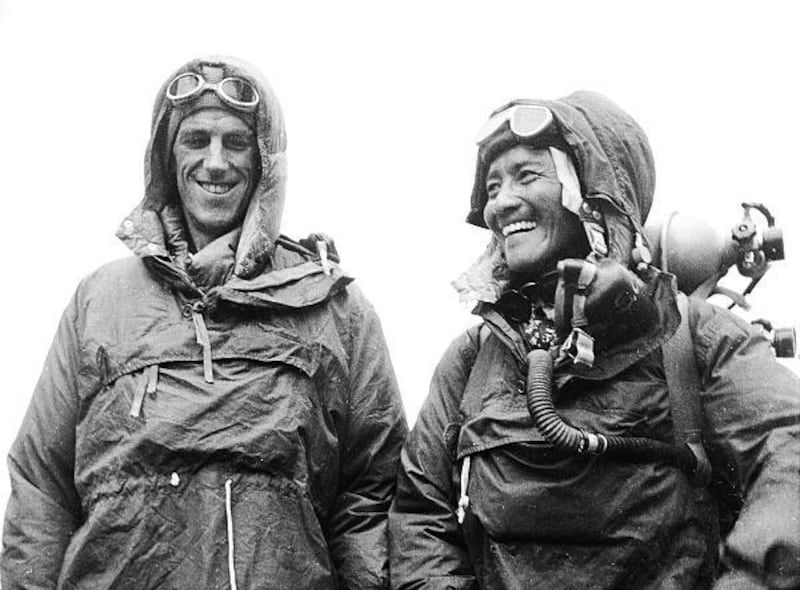 Edmund Hillary and Tenzing Norgay of Nepal were the first to reach the summit of Mount Everest on May 29, 1953.