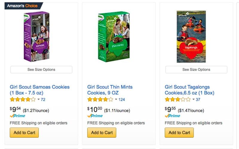 Tired of waiting an entire year for new Girl Scout cookies? Don’t worry anymore. You can now buy a year’s supply on Amazon.