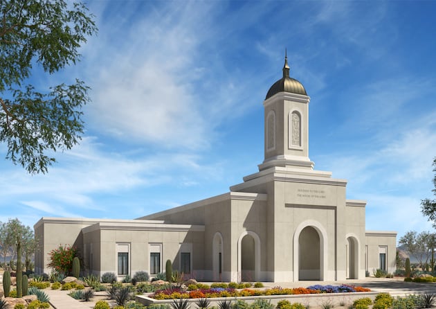 Church releases rendering, location for Yuma Arizona Temple