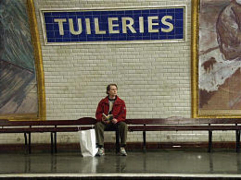 Steve Buscemi as an American tourist in the short film "Tuileries."