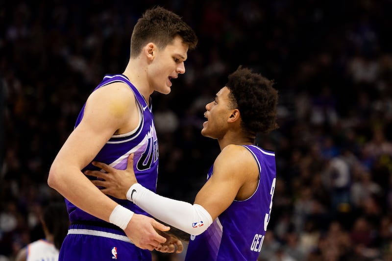 The Jazz’s Walker Kessler and Keyonte George will participate in the Rising Stars event during NBA All-Star Weekend.