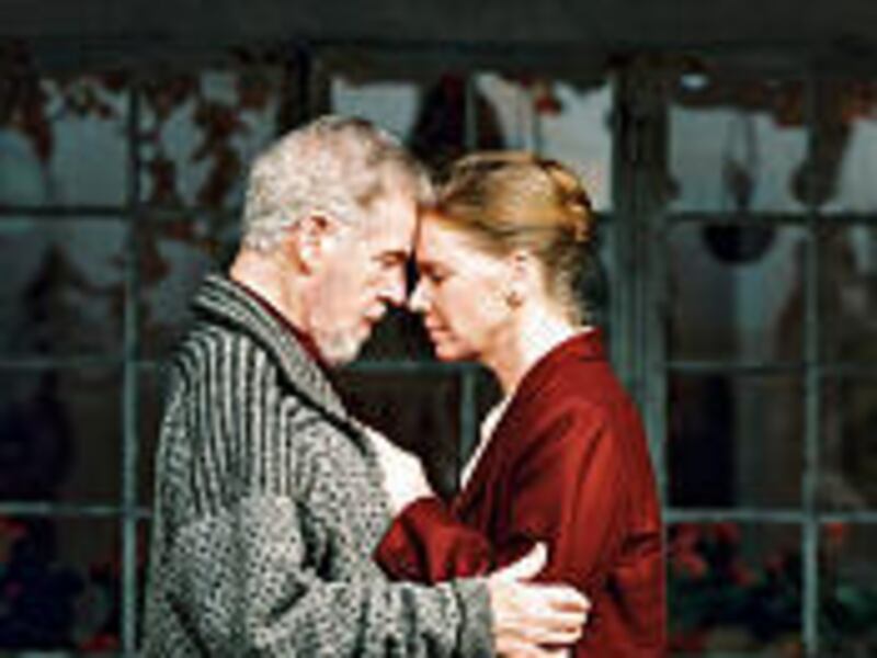 Erland Josephson as Johan and Liv Ullmann as Marianne in "Saraband."