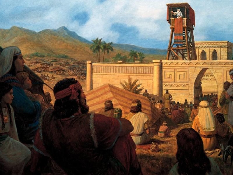 King Benjamin, by artist Gary Kapp.