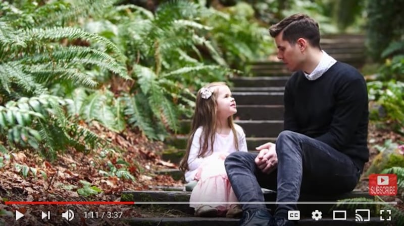 Claire Crosby performs "Peace in Christ" with her dad in her third annual Easter video.