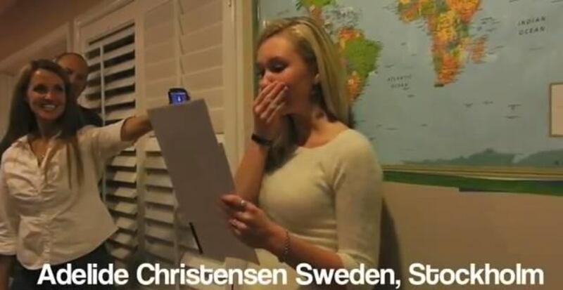 More than 80 Olympus High School graduates, including Adelide Christensen, open their mission calls in a new YouTube video created by Danielle Chard.