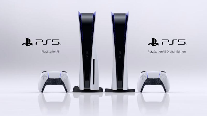 At the end of Sony’s event, the company shared the full design for the PlayStation 5, which has white walls and a black core.