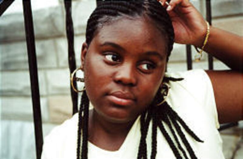 Shanae Owens is interviewed in "Girlhood." She is in a juvenile corrections facility for stabbing another girl to death with a steak knife.