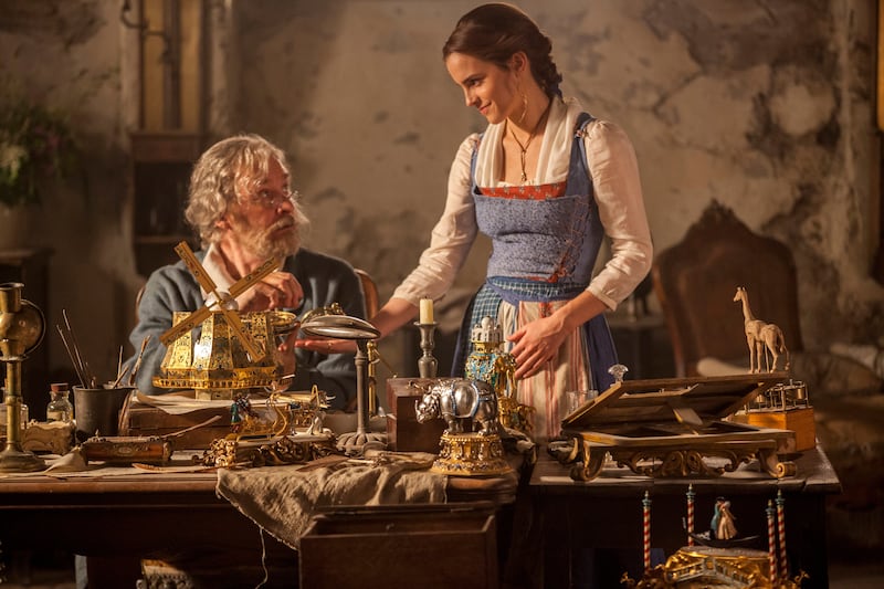 In Disney's "Beauty and the Beast," a live-action adaptation of the studio's animated classic, Emma Watson stars as Belle and Kevin Kline is Maurice, Belle's father. The story and characters audiences know and love are brought to life in this stunning cin