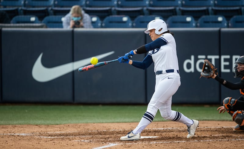 BYU softball defeated Southern Illinois and Arizona State in NCAA Tournament play to reach the NCAA regional final.