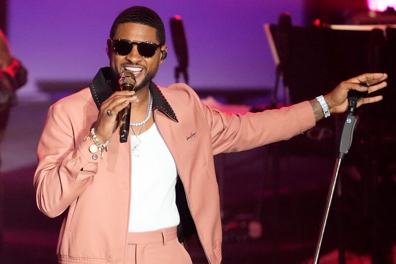 Usher will perform at the halftime show for the 2024 Super Bowl on Sunday.