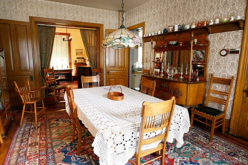 The dining room of the Reed Smoot home is pictured June 25, 2010. The home was built in 1892 and is now on the Freedom Festival's Provo Historic Tours.