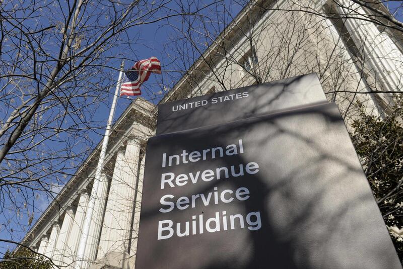 This March 22, 2013 file photo shows the exterior of the Internal Revenue Service building in Washington. Internal Revenue Service officials in Washington scrutinized the very first application from a tea party group seeking tax-exempt status "” and dozen
