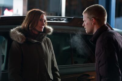 Julia Roberts and Lucas Hedges in “Ben Is Back."