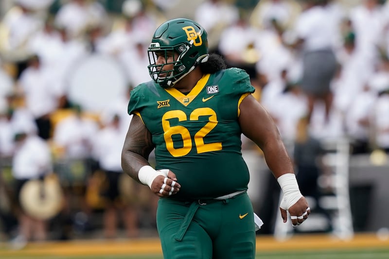 Baylor defensive lineman Siaki Ika is projected to be a mid-round draft pick in the 2023 NFL draft.