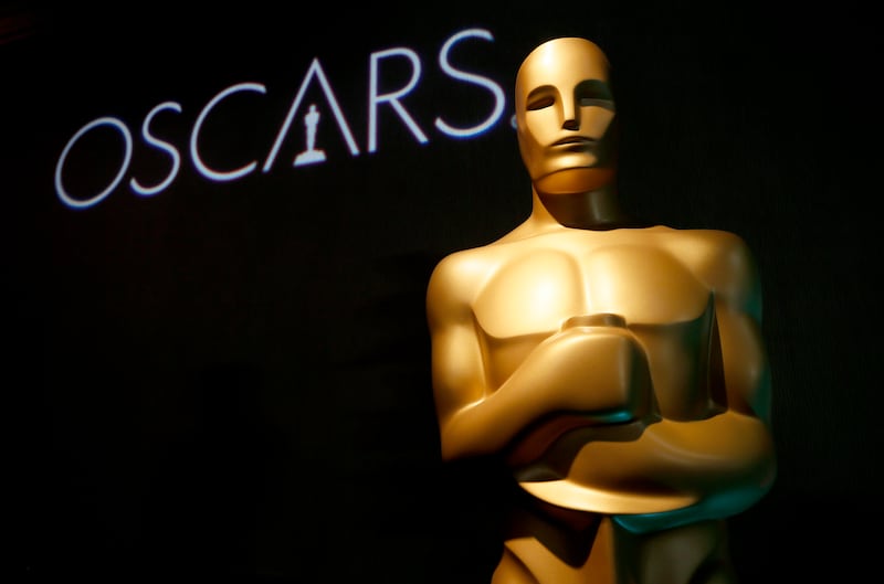 An Oscar statue appears at the 91st Academy Awards nominees luncheon in Beverly Hills, Calif.