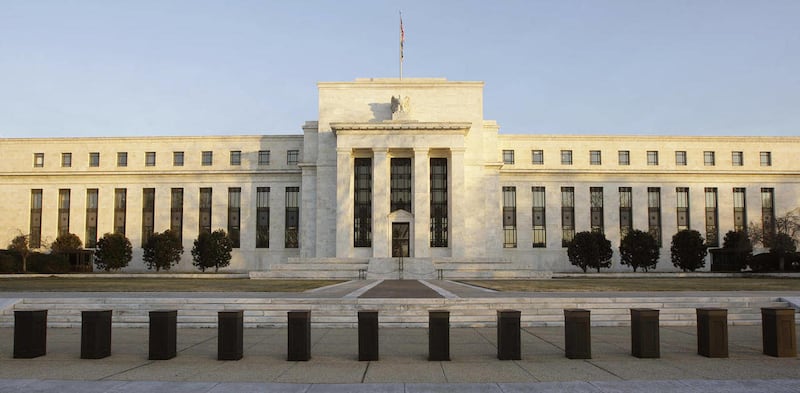 The Federal Reserve Building is seen in Washington Thursday, Jan. 14, 2010 file photo.