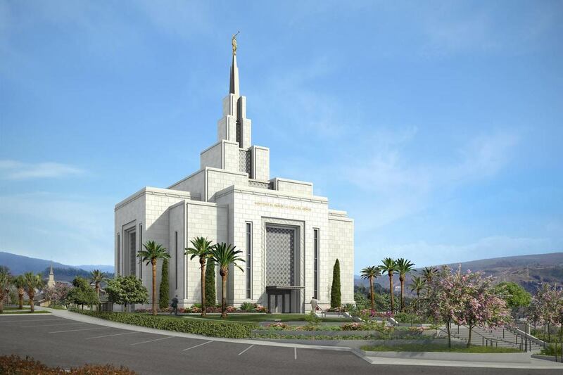 Artist's rendering of the new Tegucigalpa Honduras Temple of The Church of Jesus Christ of Latter-day Saints.