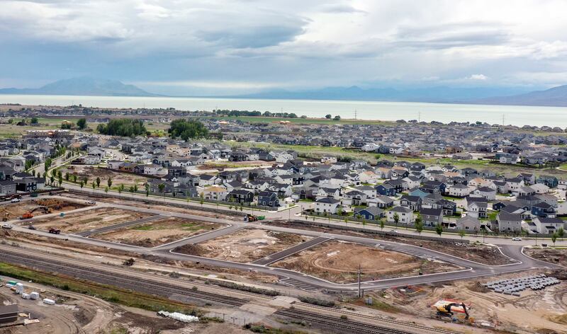 New apartments and houses in Vineyard, Utah County, one of the fastest growing areas in Utah, are pictured on Wednesday, May 22, 2019.