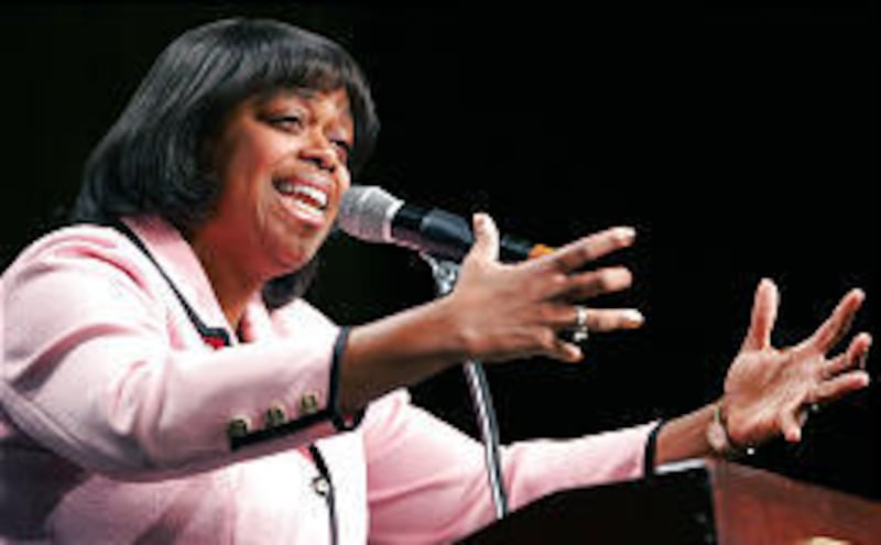 Suzan Cook of the Progressive National Baptists calls for unity.