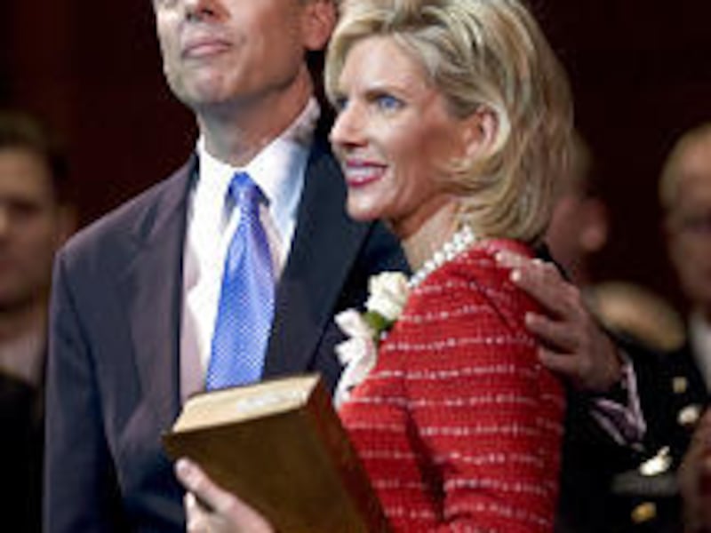 Gov. Jon M. Huntsman and his wife, Mary Kaye, are part of the Republican West \— which is becoming less Republican.