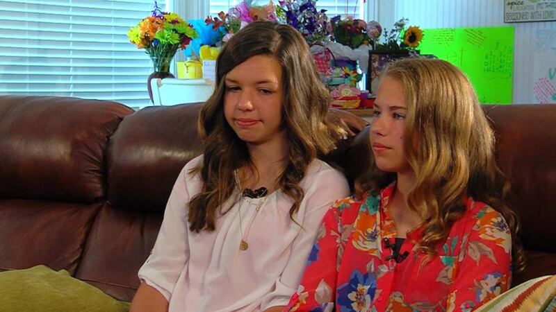 Tylinn Tilley, left, and Tiffany Stoker share their story about how the survived in the frigid waters of Bear Lake after their boat capsized Monday, June 1. They said faith helped get them through the ordeal, in Pleasant View, Weber County, Tuesday, June