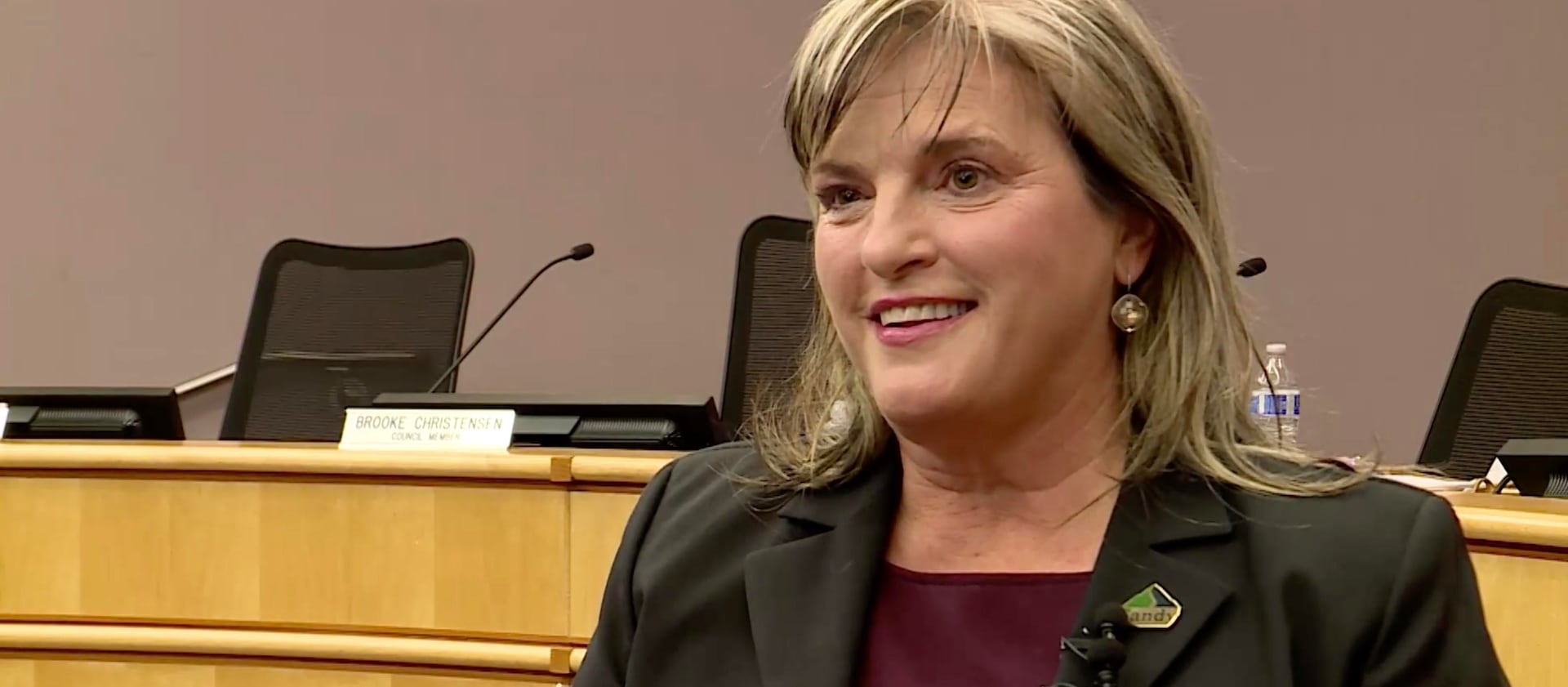 Monica Zoltanski, mayor-elect of Sandy, Utah, speaks after the Sandy City Council voted to certify her election win.