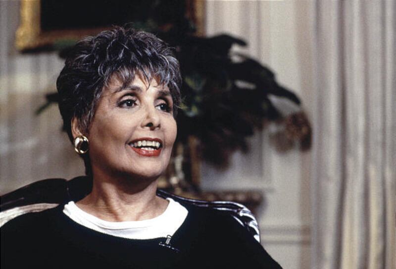 Singer Lena Horne in 1995