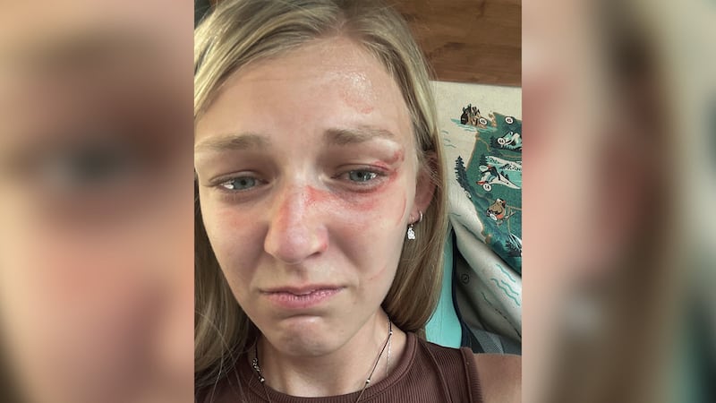 A selfie Gabby Petito took on Aug. 12, 2021, reportedly before she and Brian Laundrie were stopped by Moab police later that day.