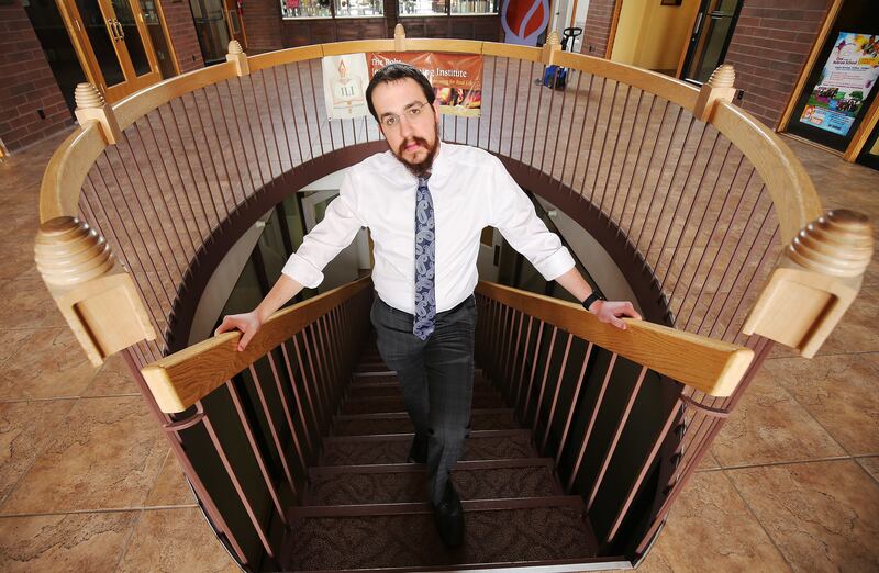 Rabbi Avremi Zippel at Chabad Lubavitch of Utah in Salt Lake City on Jan. 27, 2019.