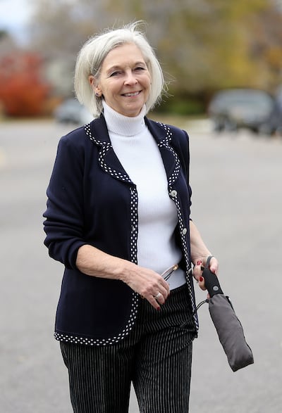 Dr. Kathie Allen, Democratic candidate for the vacant seat in the 3rd Congressional District, campaigns in Holladay on Friday, Nov. 3, 2017.