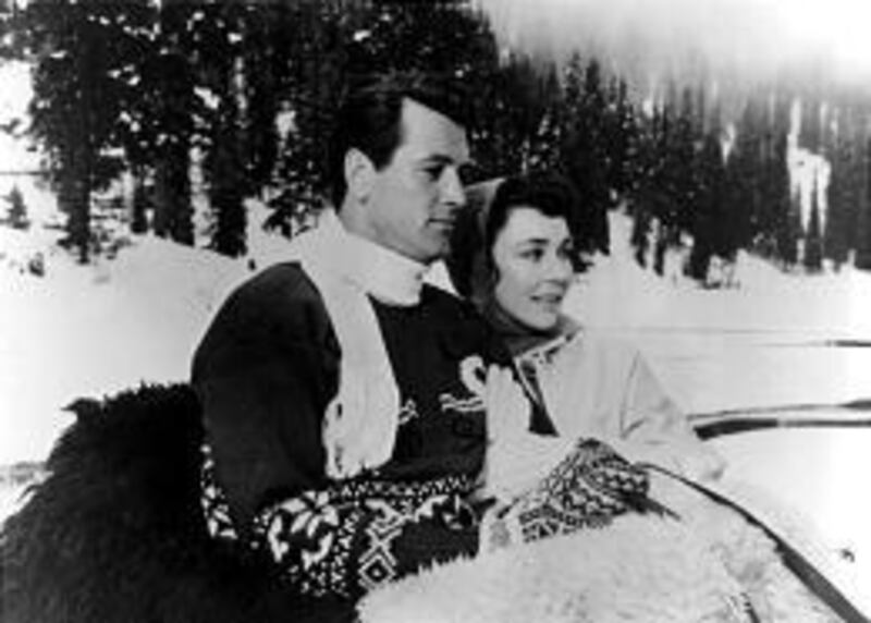 Rock Hudson and Jennifer Jones star in "A Farewell to Arms," now out on DVD.