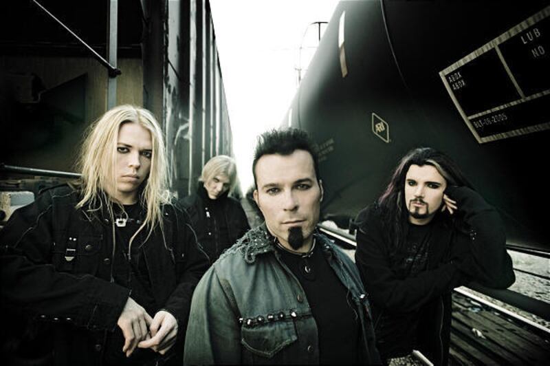 The four members of Apocalyptica are pioneers - the first cello rock group.