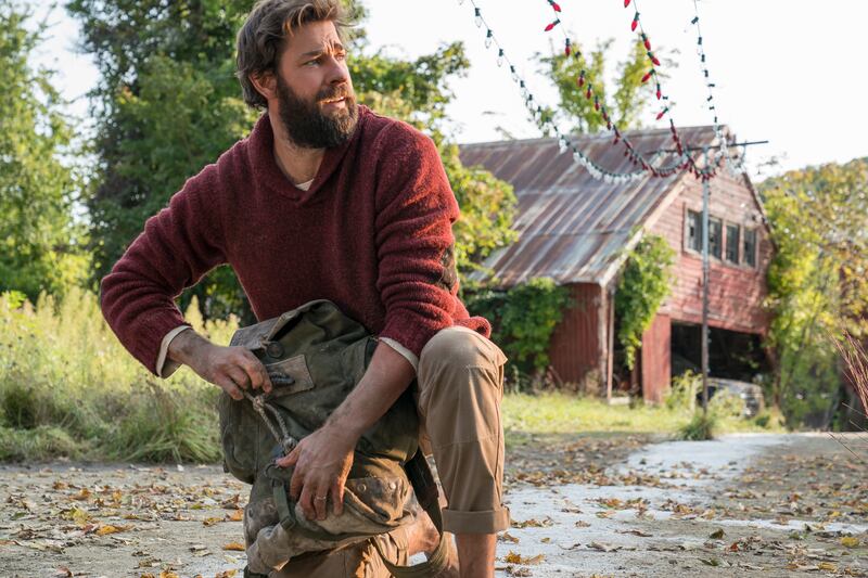 John Krasinski plays Lee Abbott in “A Quiet Place.”