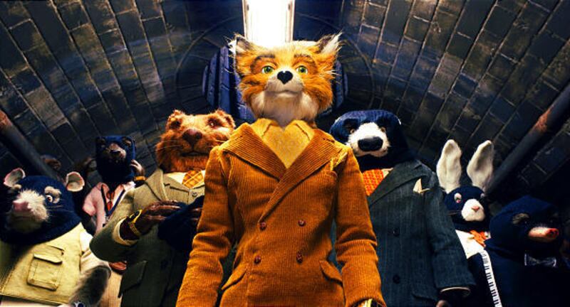 Mr. Fox (George Clooney), Dr. Badger (Bill Murray) and friends in Wes Anderson’s “Fantastic Mr. Fox.”