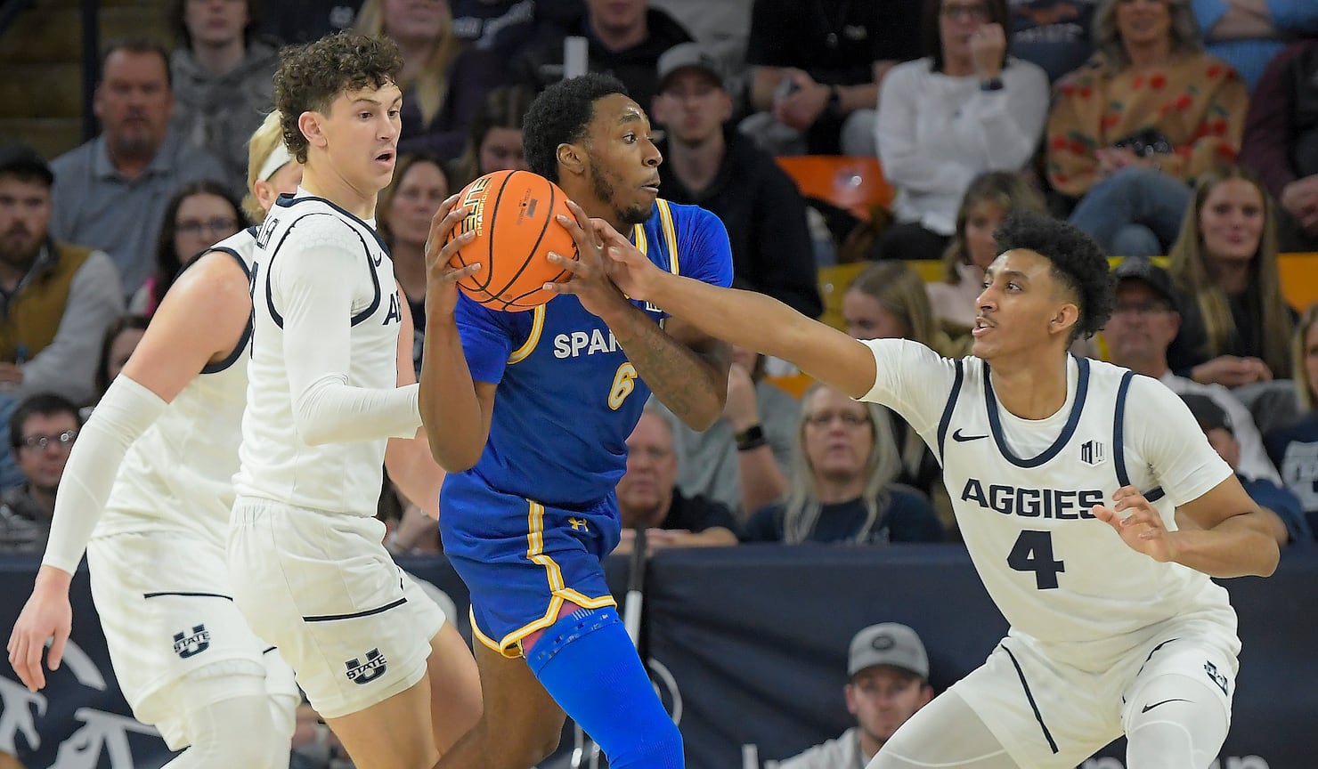 Utah State Basketball Aggies Defeat San Jose State With Ease Deseret utah-state-basketball-aggies-defeat-san-jose-state-with-ease-deseret
