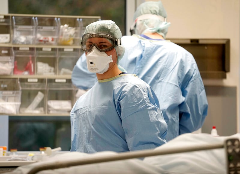 Medical staff at the Westerstede Clinical Center.