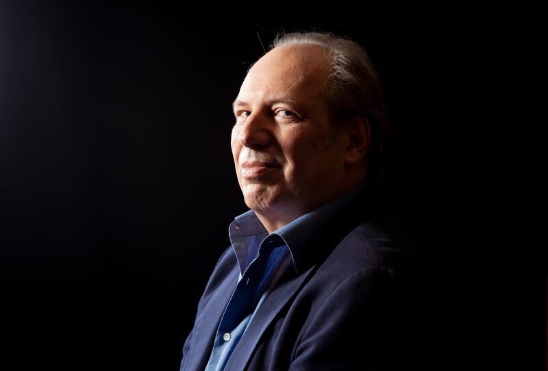 This July 10, 2019 photo shows composer Hans Zimmer posing for a portrait at the Montage Hotel in Beverly Hills, Calif., to promote the film “The Lion King.”