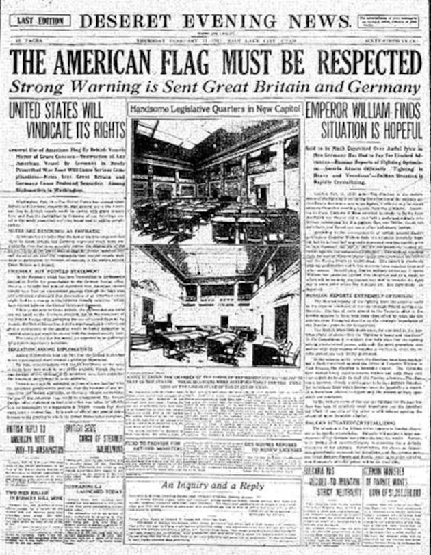 Deseret News archives: Utah Capitol found a beautiful new home in 1915, but it took a while to fix up right
