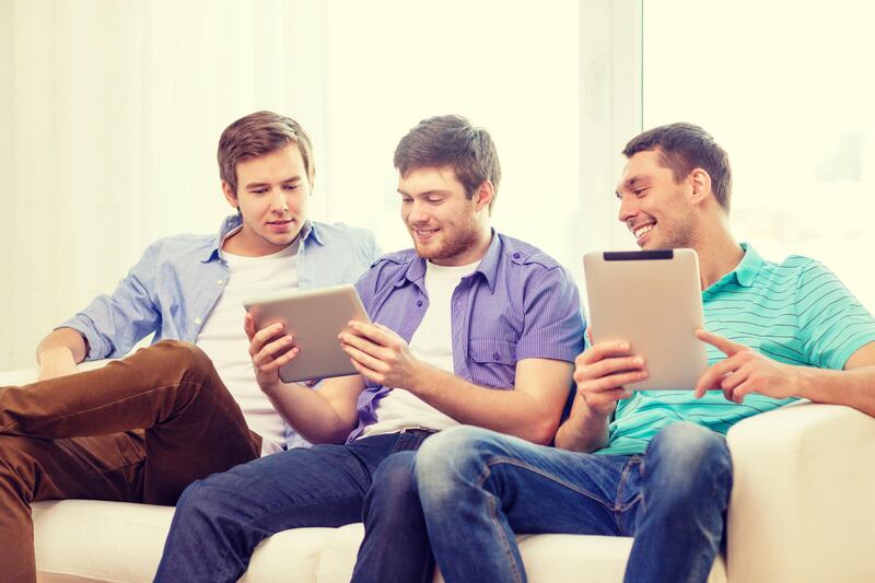 FILE"” Guys, as they grow up, often let their deep male friendships slide. It's far more than just a shame.