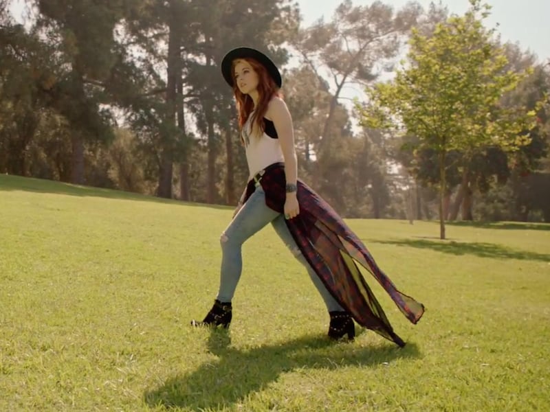 Lindsey Stirling's new music video was released on Tuesday.