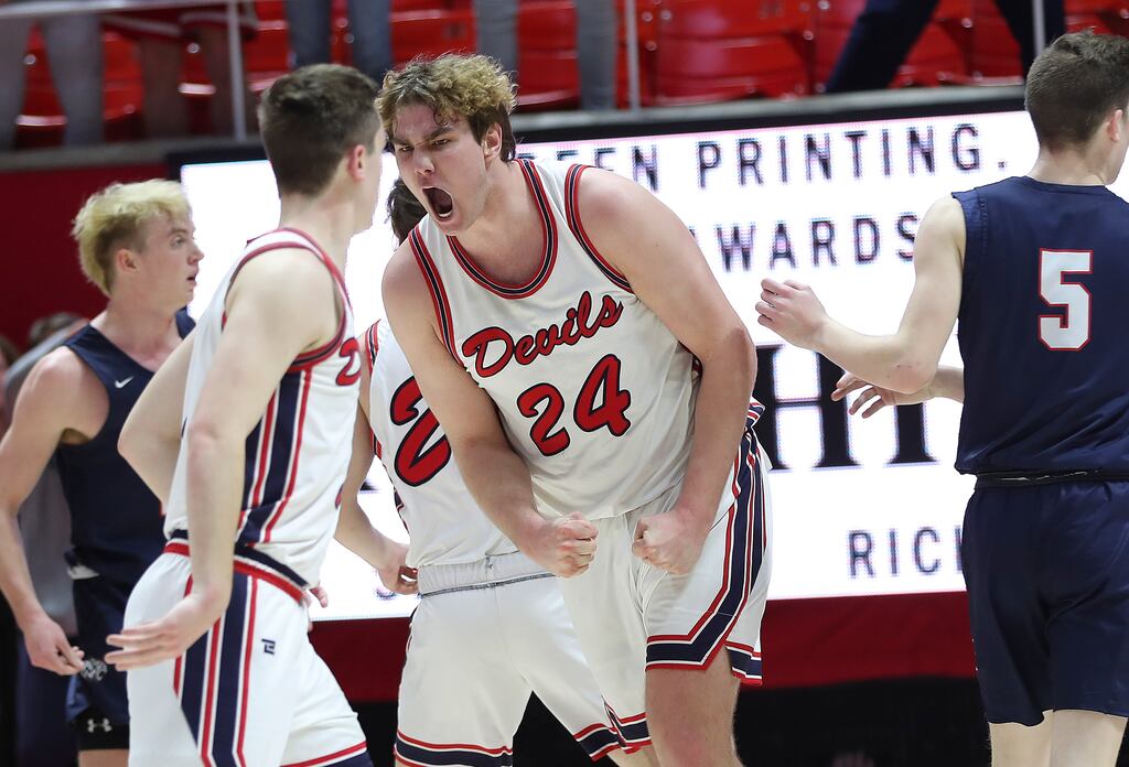 High school boys basketball Springville rallies to 5A semifinal win