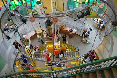 The Discovery Gateway Children's Museum moved to its location at the Gateway mall in September 2006. Since the museum opened its doors in 1983, it's served 6.3 million people.