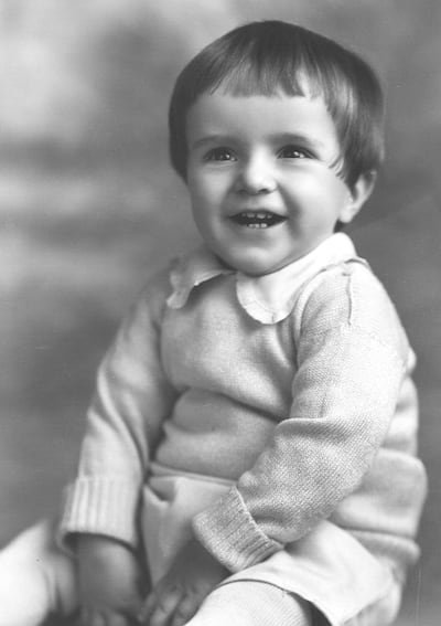 President M. Russell Ballard as a toddler.