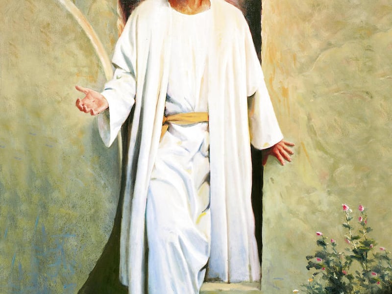 Resurrection. Images of life of Christ and His miracles. Courtesy IRI