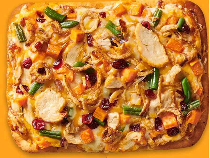 DiGiorno has announced it will launch a Thanksgiving pizza — available to customers throughout November while supplies last.