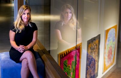 Utah Museum of Contemporary Art Executive Director Laura Hurtado stands for a portrait in the upper level of the Utah Museum of Contemporary Art in Salt Lake City on Thursday, July 25, 2019. Since taking her position in April, Hurtado has put forth an amb